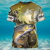 Cornbee Trout Fishing Unisex 3D Shirt