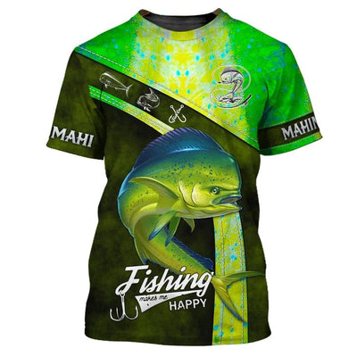 Cornbee Mahi Mahi Fishing 3D Shirt