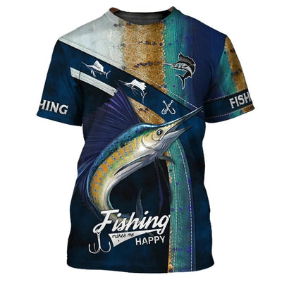 Cornbee Marlin Fishing 3D Shirt