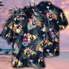 Billiard Hawaiian Shirt, Tropical Leaves Billiard Aloha Hawaiian Shirt, Billiard Ball Aloha Shirt For Men - Perfect Gift For Billiard Lovers Cornbee